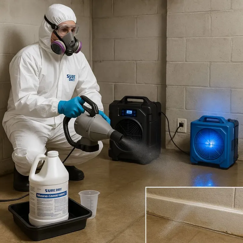 Sanitization and Odor Removal process in Fountain, CO